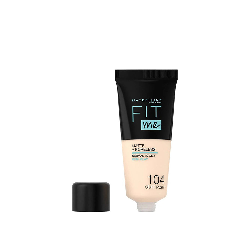 Maybelline Fit Me Foundation Matte and Poreless - 104 Soft Ivory