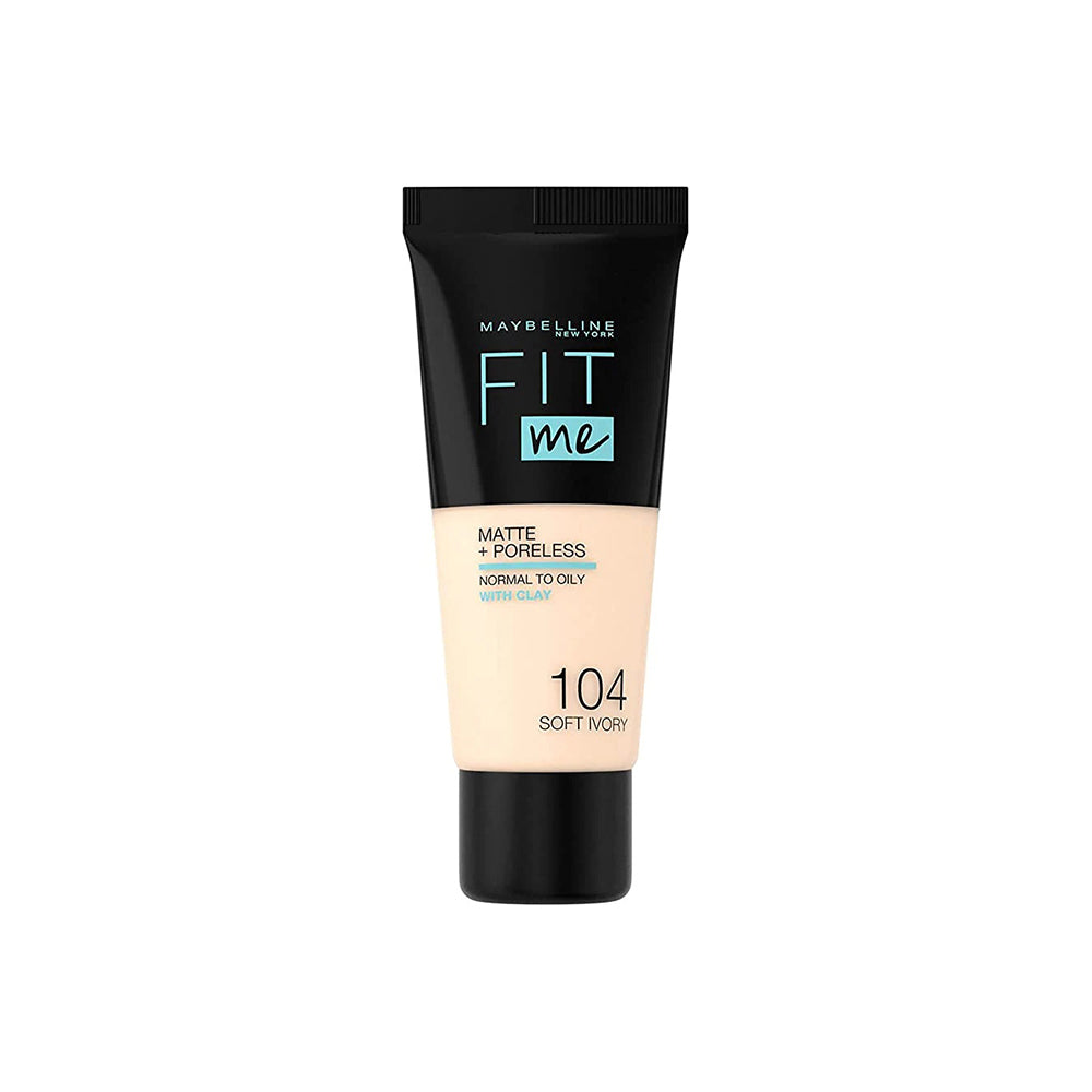 Maybelline Fit Me Foundation Matte and Poreless - 104 Soft Ivory