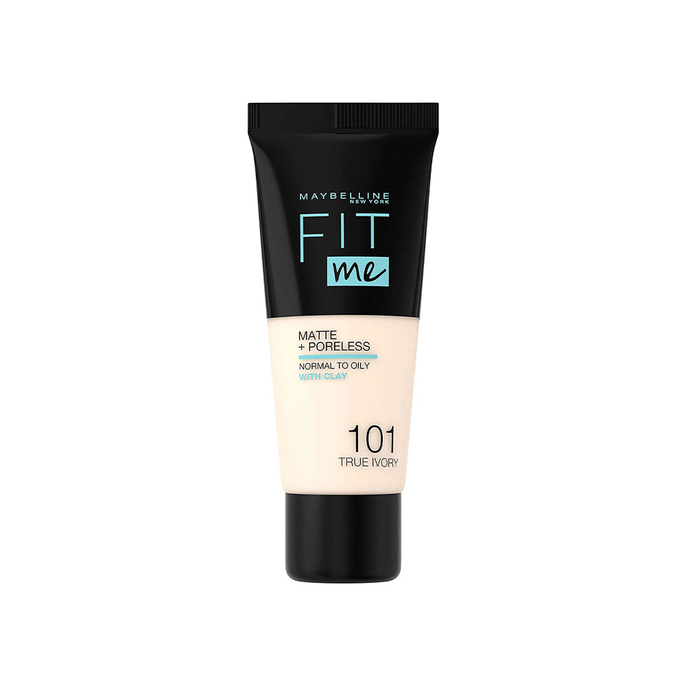 Maybelline Fit Me Matte and Poreless Foundation - 101 True Ivory