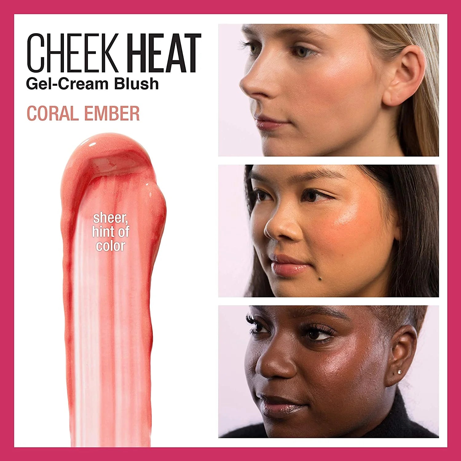 Maybelline Cheek Heat Blush - 30 Coral Ember