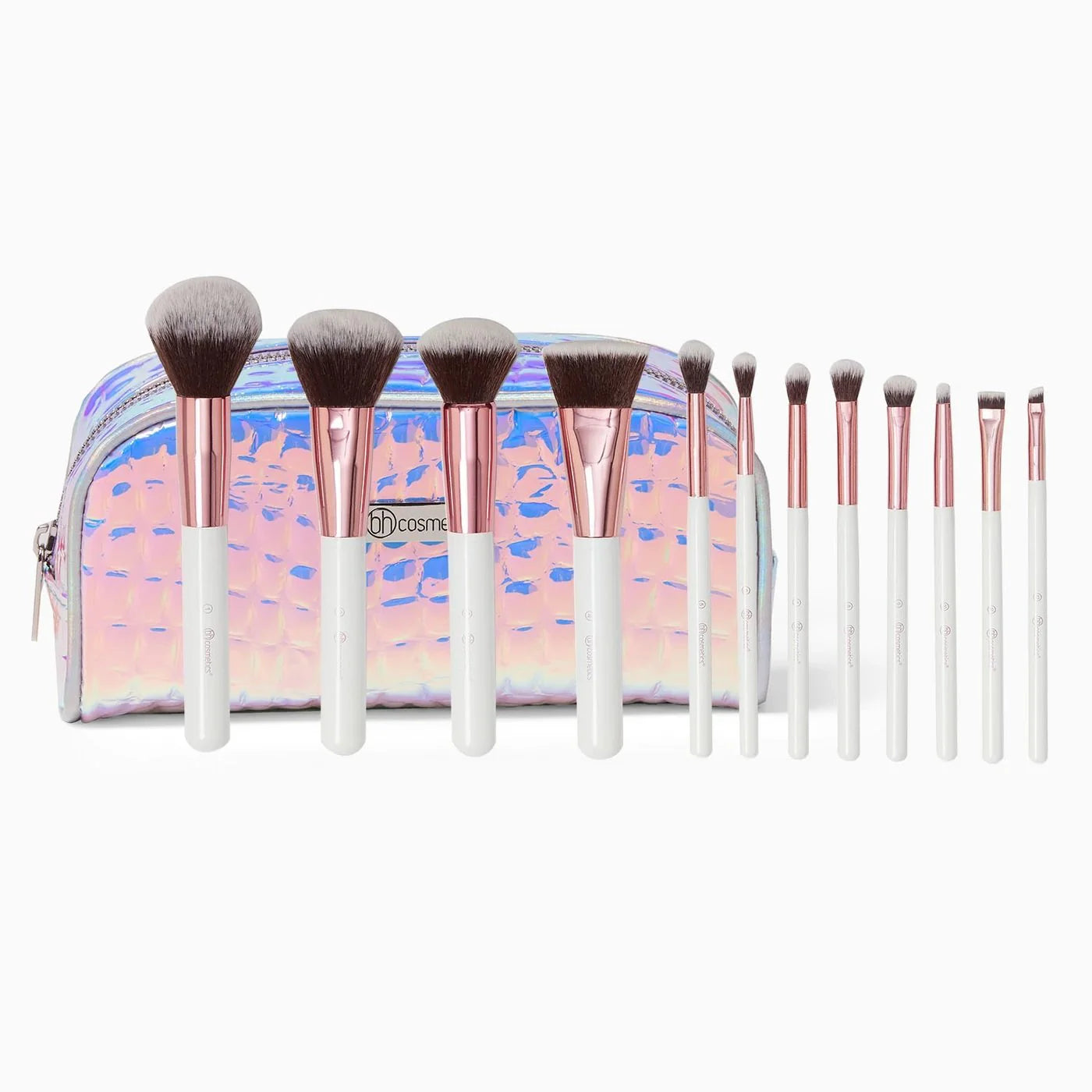 BH Cosmetics Crystal Quartz 12 Piece Brush Set And Bag