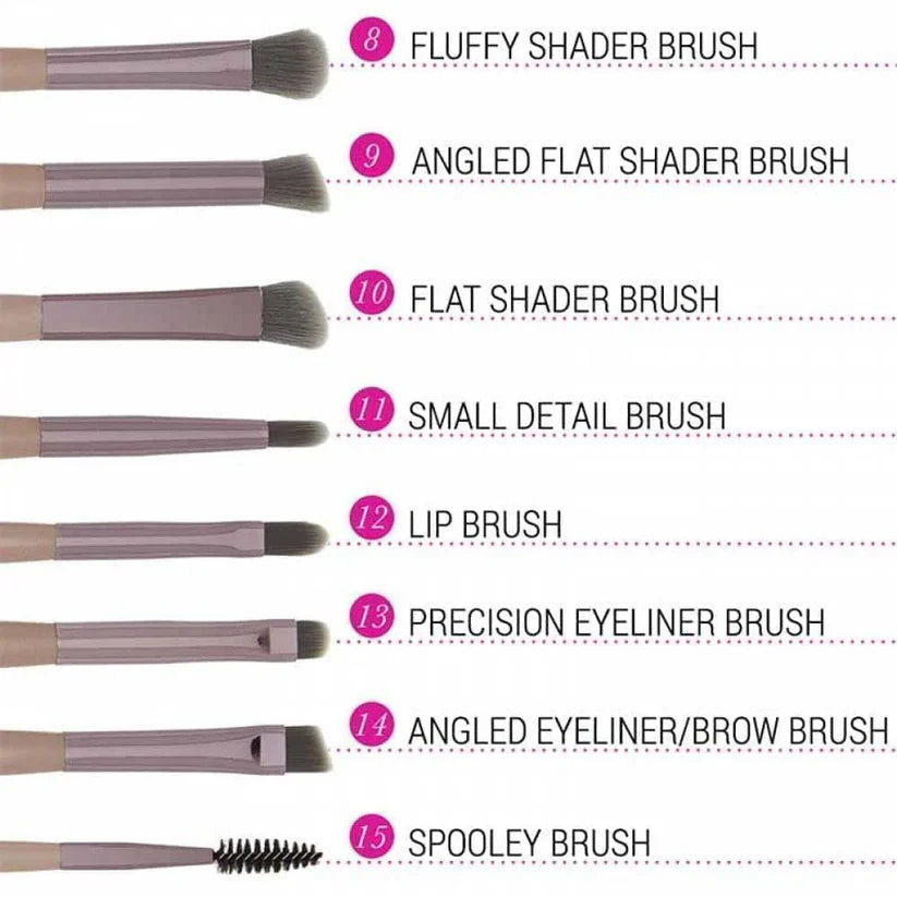 BH Cosmetics Lavish Elegance - 15 Piece Brush Set