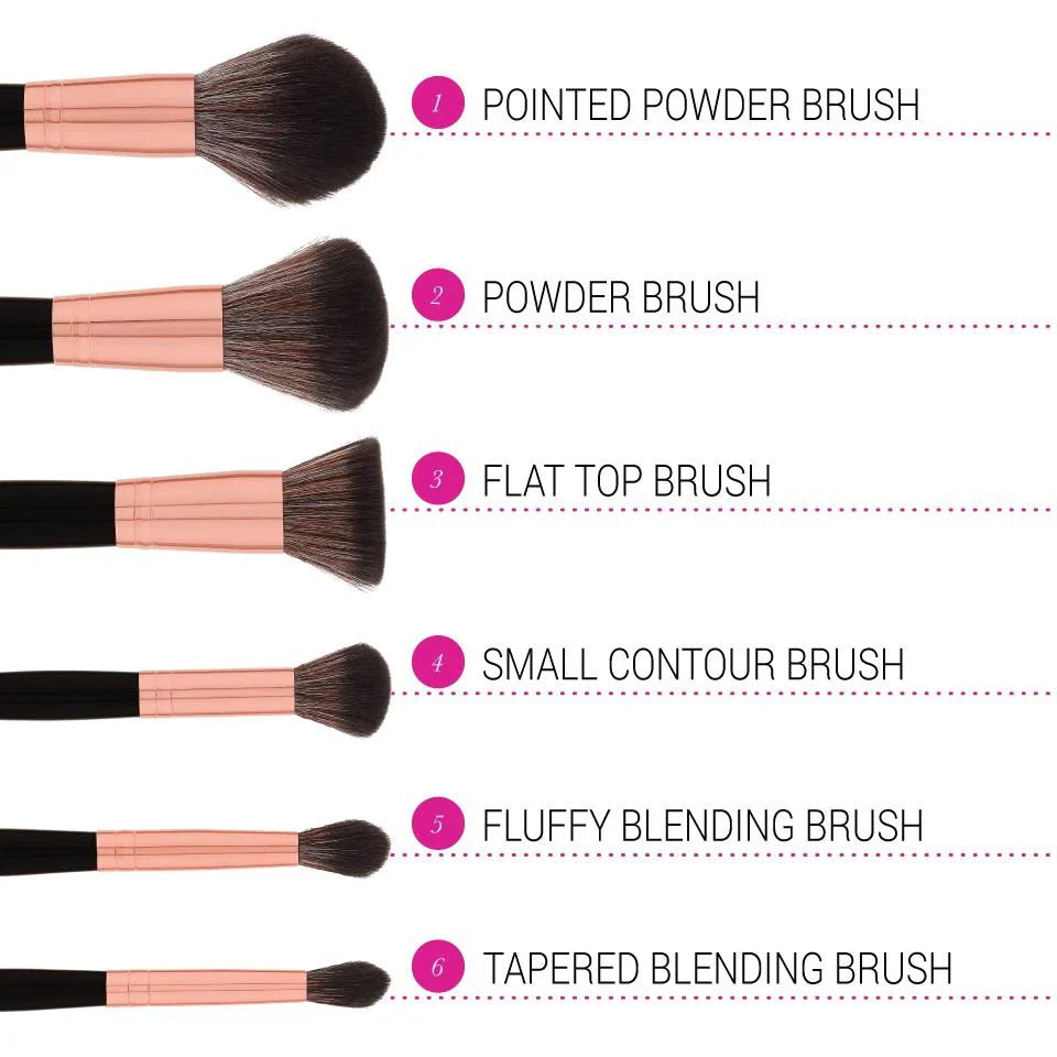 BH Cosmetics Rose Gold Signature - 13 Pieces Brush Set