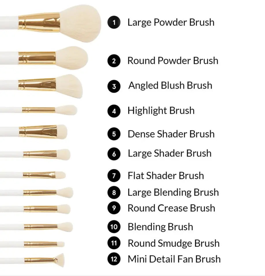 BH Cosmetics There's Snowbody Like You - 12 Piece Brush Set