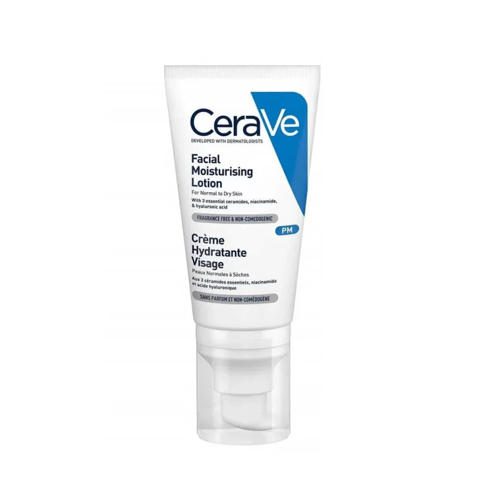 CeraVe PM Facial Moisturizing Lotion for Normal to Dry Skin - 52ml