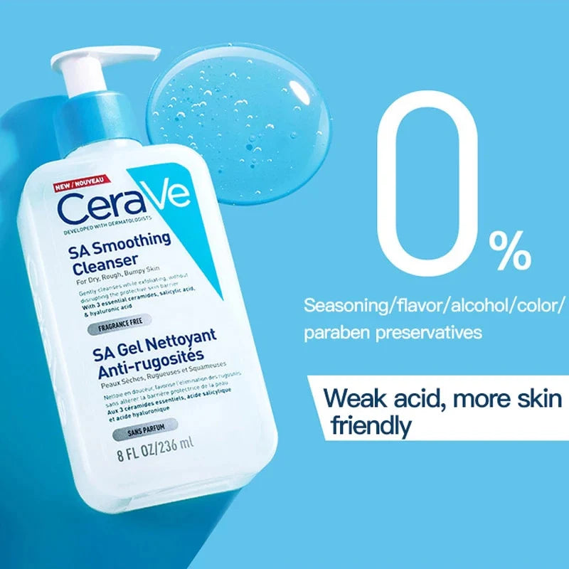 CeraVe SA Smoothing Cleanser for Dry, Rough, and Bumpy Skin - 236ml