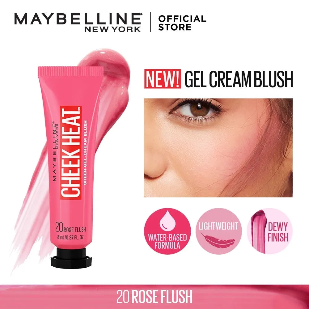 Maybelline Cheek Heat Blush - 20 Rose Flush