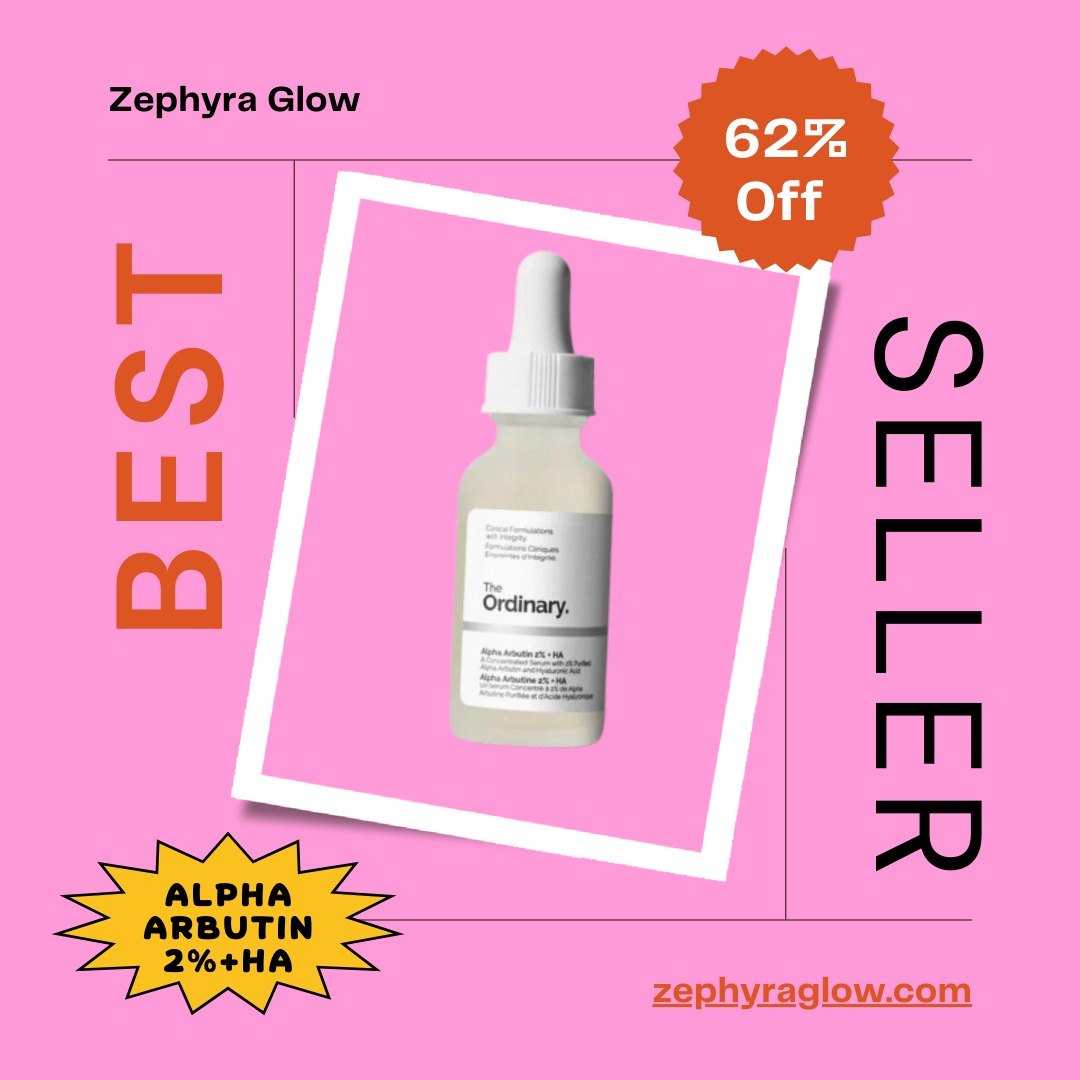 Fade Dark Spots Fast with Ordinary Alpha Arbutin 2% + HA Serum, 30ml