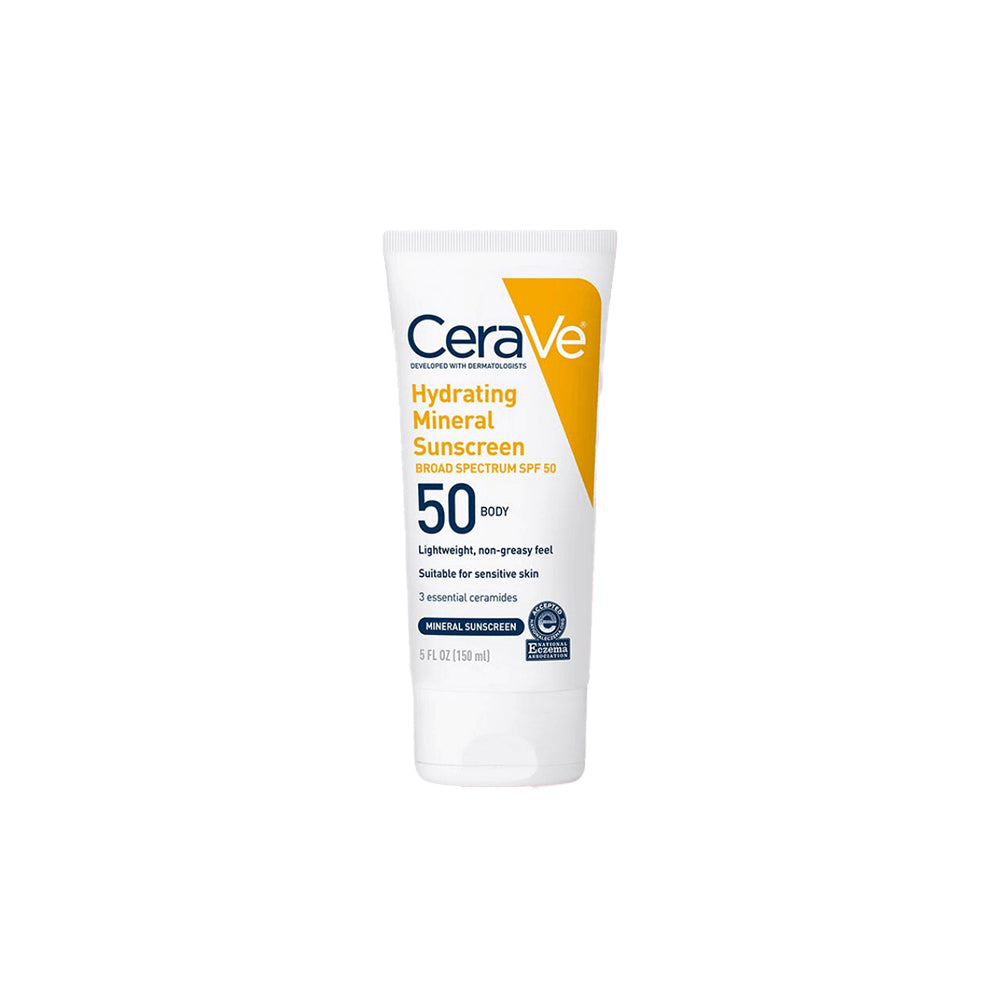 CeraVe Hydrating Mineral Sunscreen Body Lotion SPF 50 - 150 ml