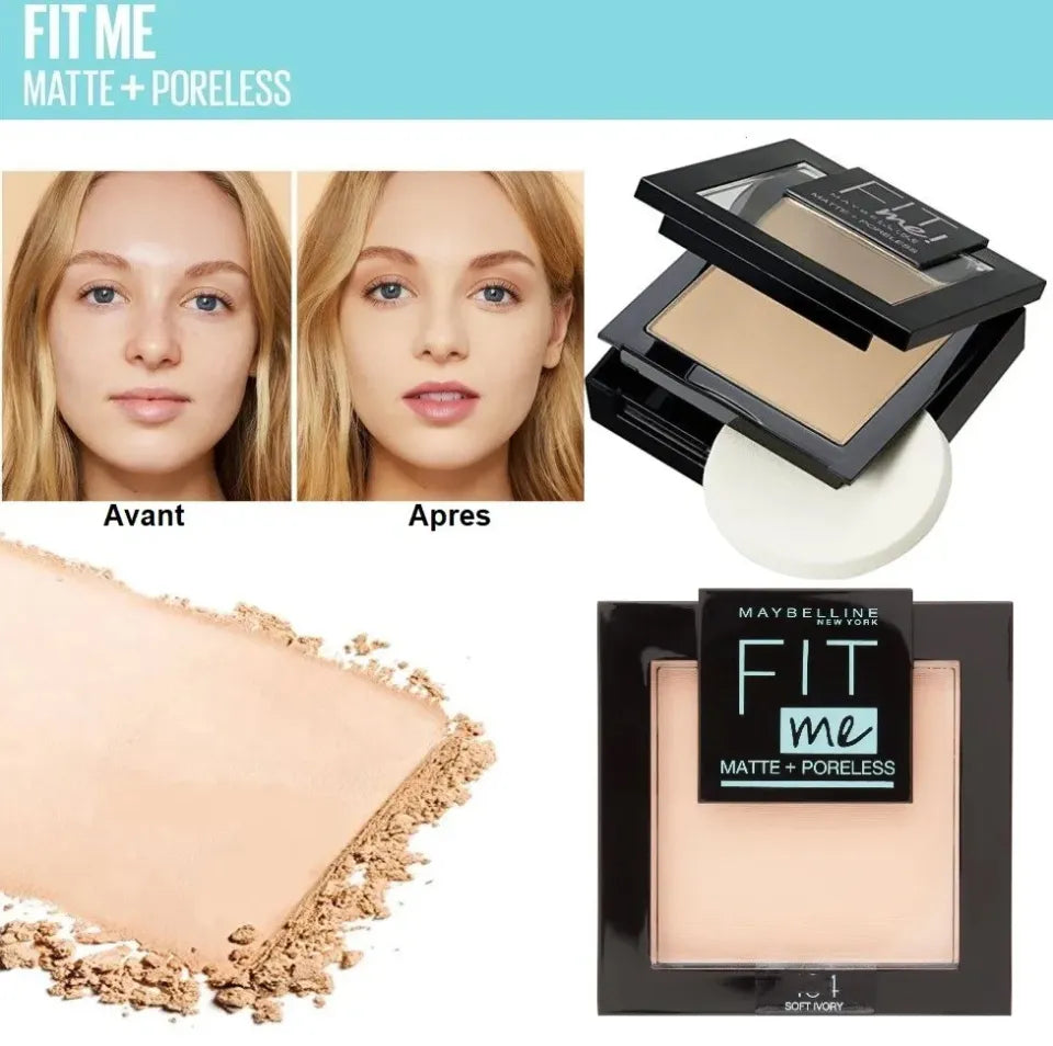 Maybelline Fit Me Matte and Poreless Pressed Powder - 115 Ivory