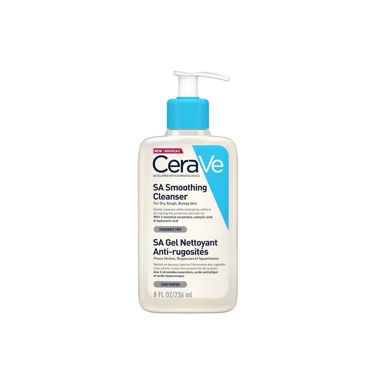 CeraVe SA Smoothing Cleanser for Dry, Rough, and Bumpy Skin - 236ml