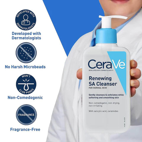 CeraVe SA Renewing Cleanser For Normal Skin - 237ml