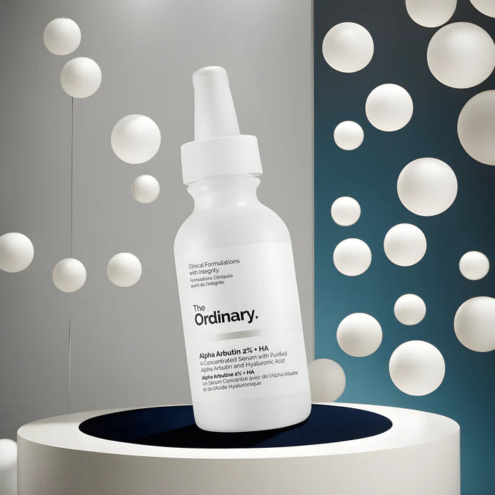 Fade Dark Spots Fast with Ordinary Alpha Arbutin 2% + HA Serum, 30ml