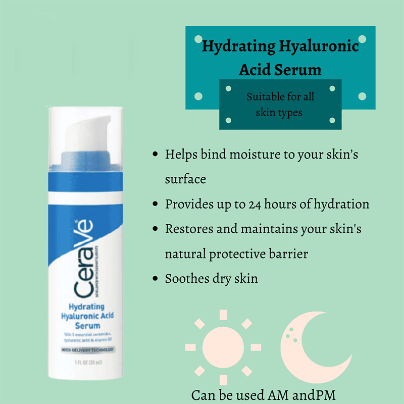 CeraVe Hydrating Hyaluronic Acid Serum - 30ml