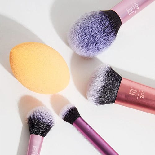 Real Techniques Everyday Essentials Makeup Brush Complete Face Set