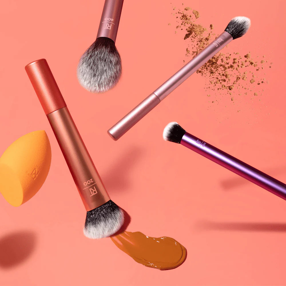 Real Techniques Everyday Essentials Makeup Brush Complete Face Set