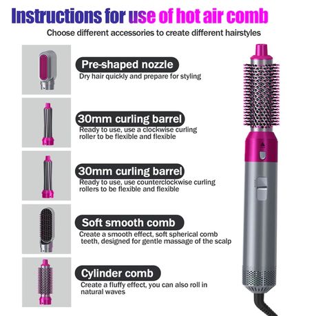 5 in 1 Multifunctional Hair Dryer Styling Tool